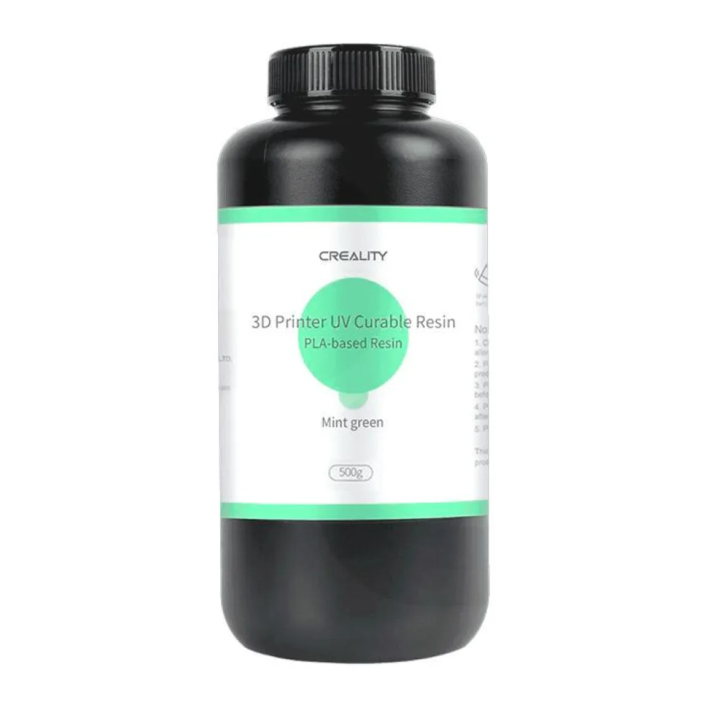 Botella de Resina Pla Uv Curable Verde para Impresión 3D 500G Cxsd Creality