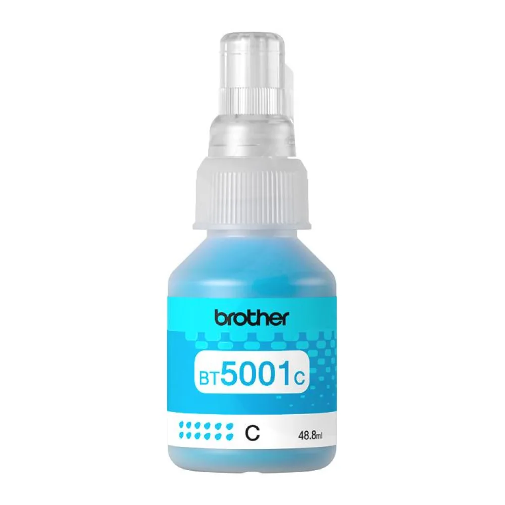 Botella de Tinta Original Brother BT5001C Cyan