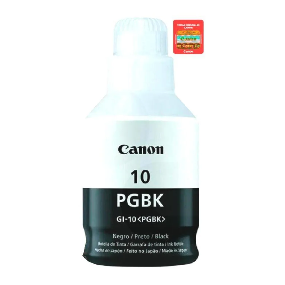 Botella de Tinta Original Canon GI-10PG Negro