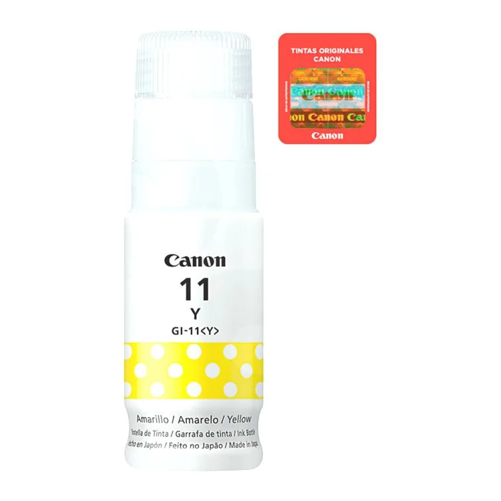 Botella de Tinta Original Canon GI-11 Amarillo