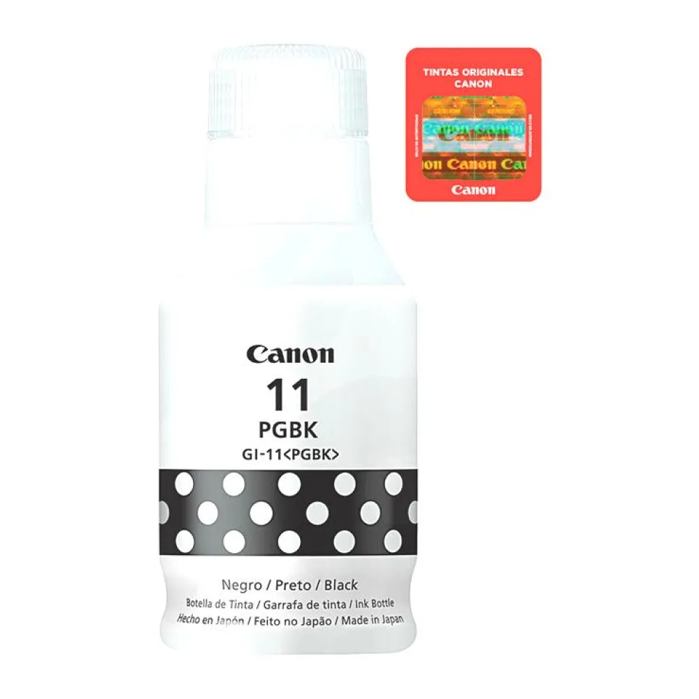 Botella de Tinta Original Canon GI-11 Negro Pigmentado