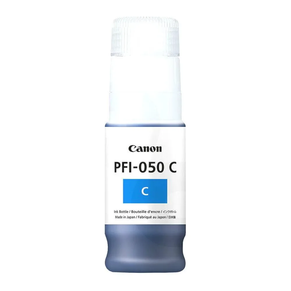 Botella de Tinta Original Canon PFI-050 Cyan