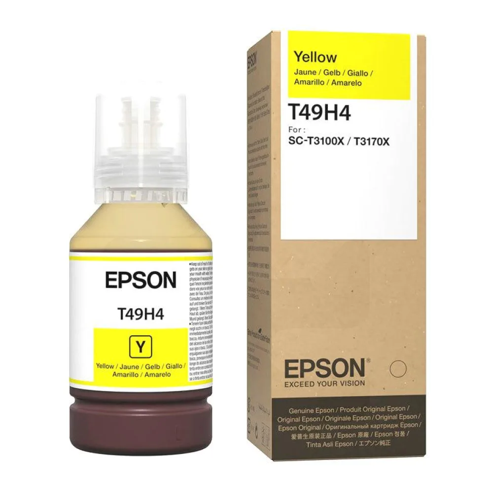 Botella de Tinta Original Epson T49H400 Amarillo / 140ML
