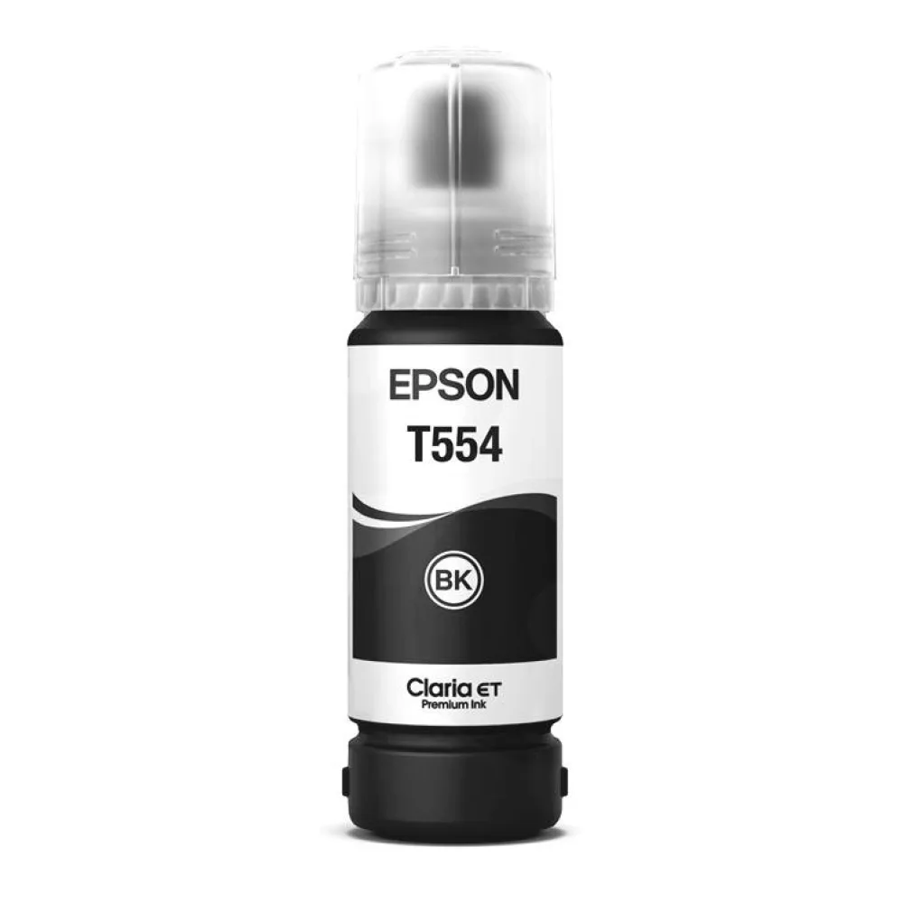 Botella de Tinta Original Epson T554120-AL Negro Pigmentado