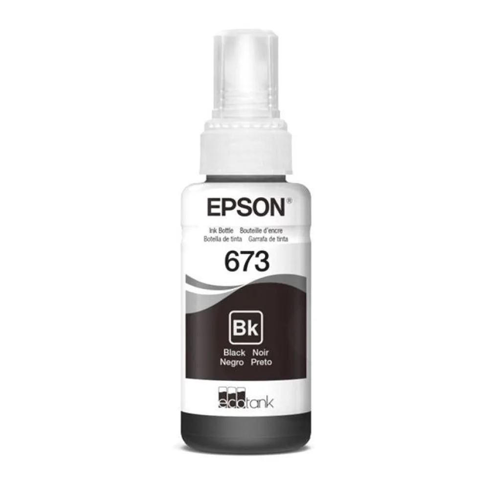 Botella de Tinta Original Epson T673120-AL Negro