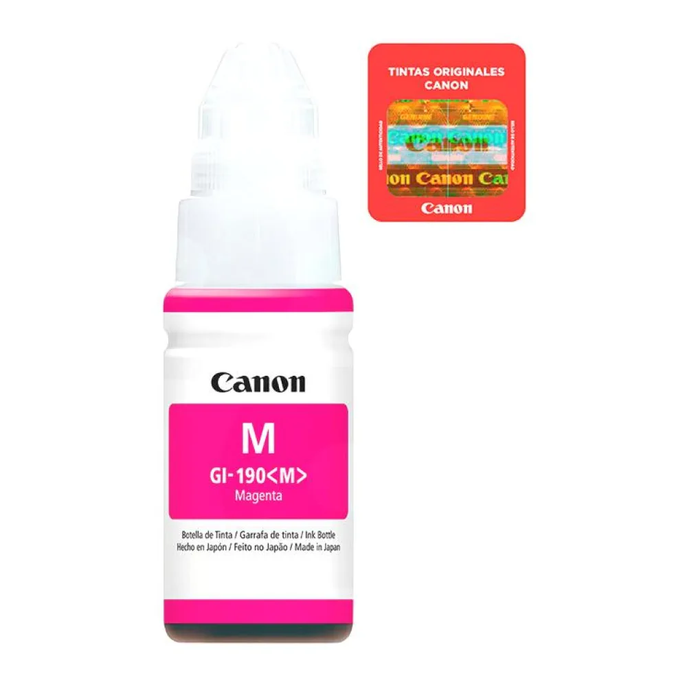 Botella de Tinta Original GI-190 Magenta Canon