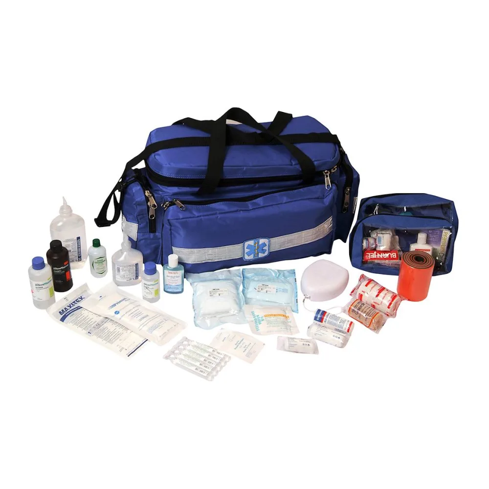 Botiquin Trauma Rescate Azul Xl