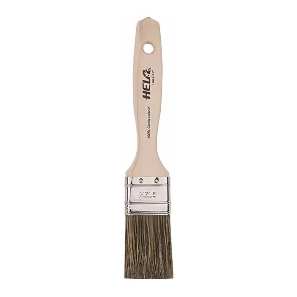 Brocha Plana Cerda Gris 1/2 X 2 Pulg Hela