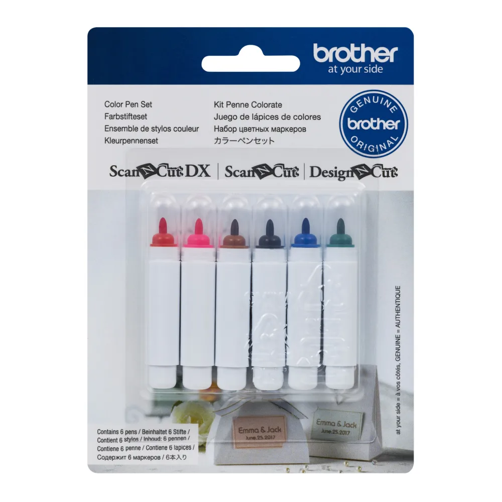Brother Lápices de Colores para Tela CAPEN1