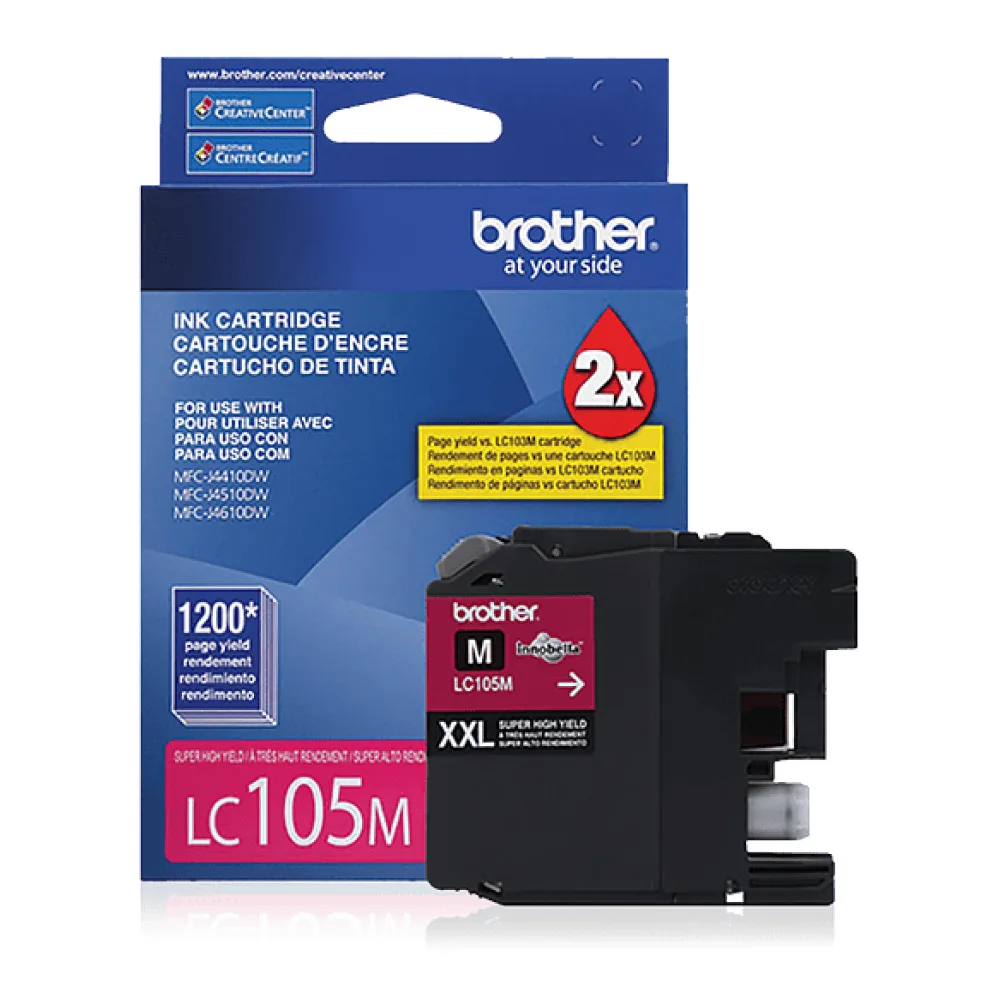 Brother LC105M Cartucho de Tinta Magenta Original