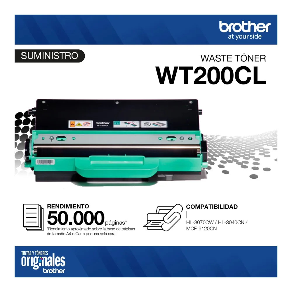 Brother Reciclador Tóner Serie DIG.3000 WT200CL