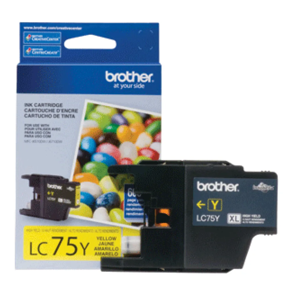 Brother Tinta Amarillo LC-75Y