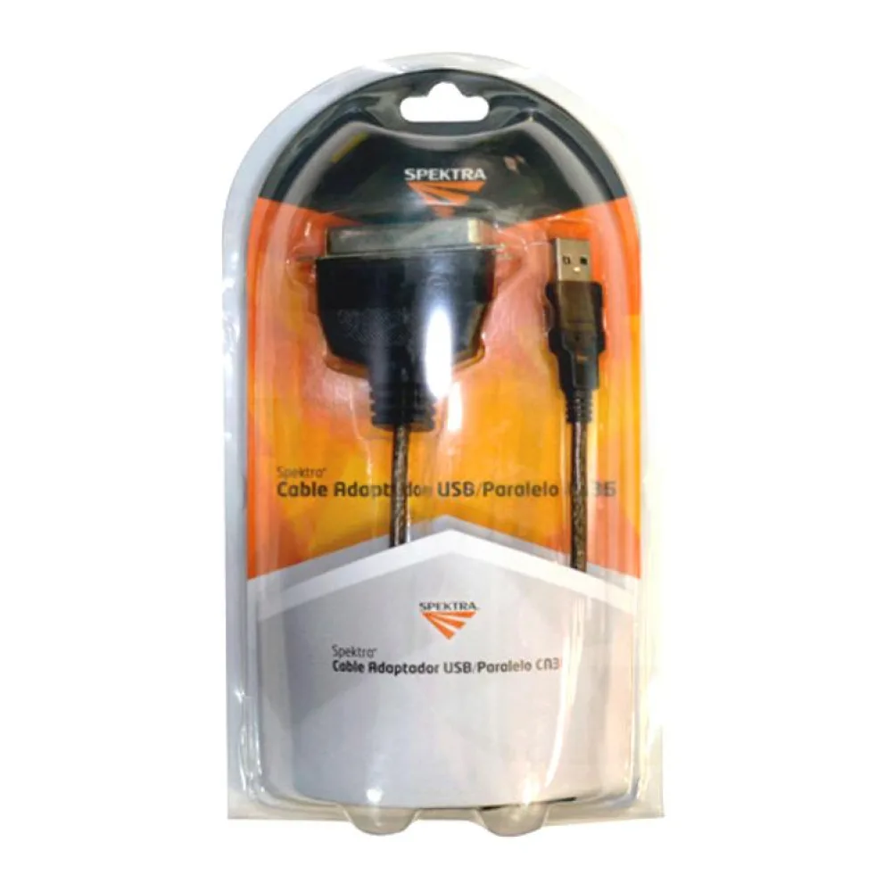 Cable Adaptador Usb a Puerto Paralelo Spektra