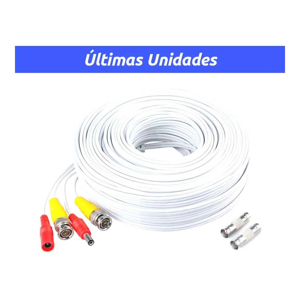 Cable Bnc 30 Metros Video y Poder para Cámaras Annke