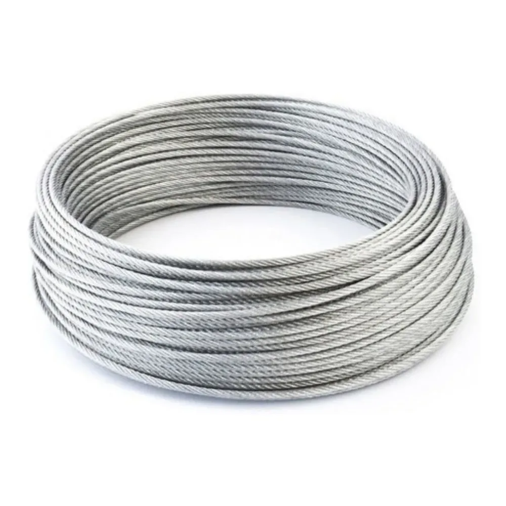 Cable de Acero Galvanizado 1/4 ", Alma Fibra Calesan