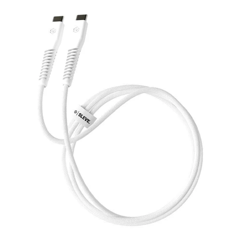 Cable Line X Tipo C a Tipo C 1.0M Blanco Sleve