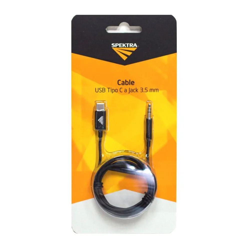 Cable Usb C a Salida Jack 3.5MM 1.2M Spektra