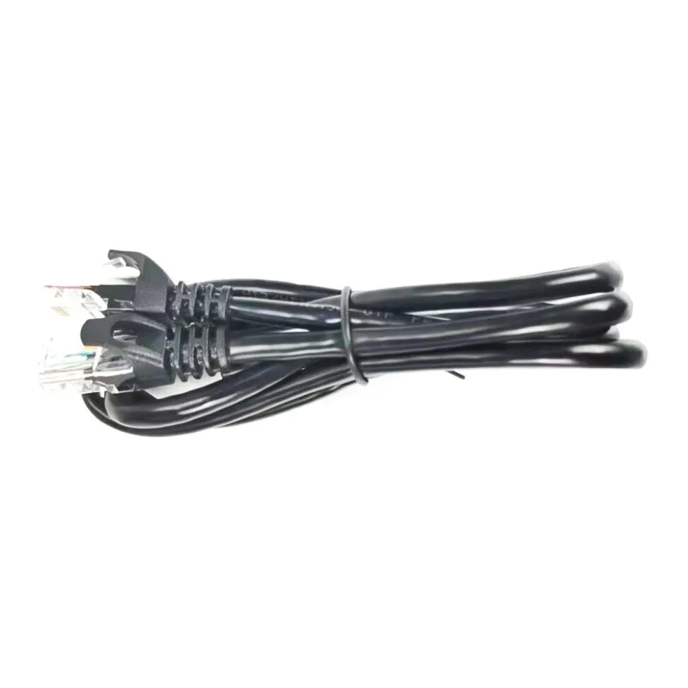 Cable Utp CAT5E + Conectores RJ45 - 1MTS Negro Spektra