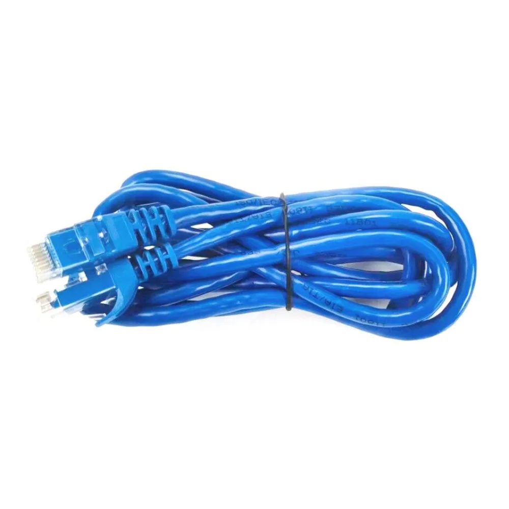 Cable Utp CAT6 + Conectores RJ45 - 1 Mt Azul Spektra