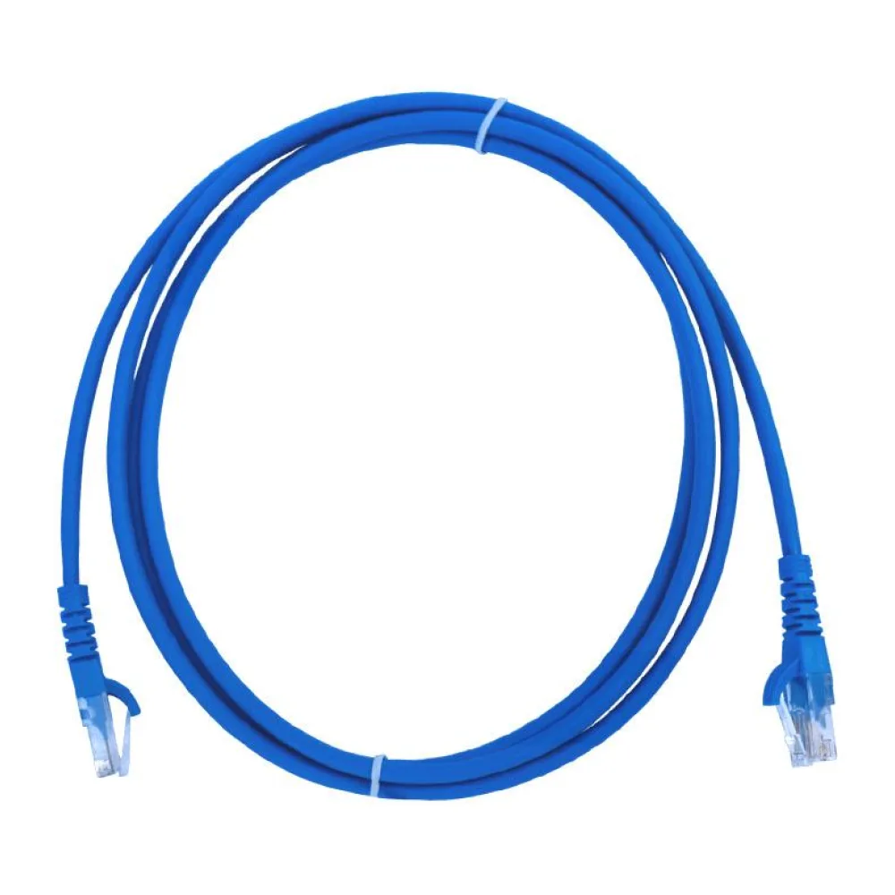 Cable Utp CAT6 + Conectores RJ45 - 2MT Azul Linkmade