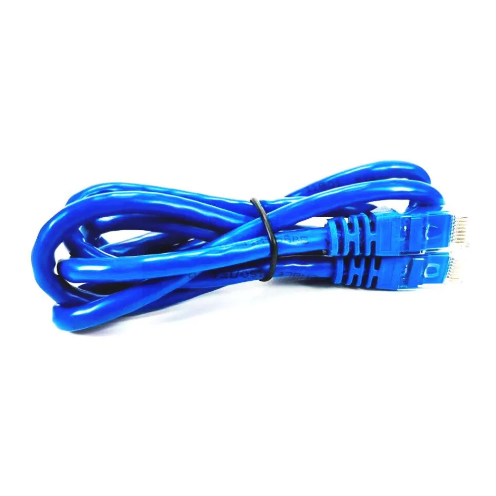 Cable Utp CAT6 + Conectores RJ45 - 3MTS Azul Spektra