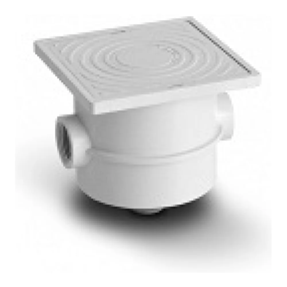 Caja Estanca Conexion Focos de Piscina Hormigon 11.5X11.5X10.8CM