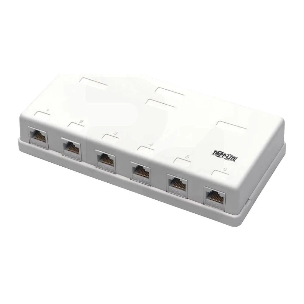 Caja Pre-configurada 6 Puertos CAT6 sin Blindaje Tripp Lite
