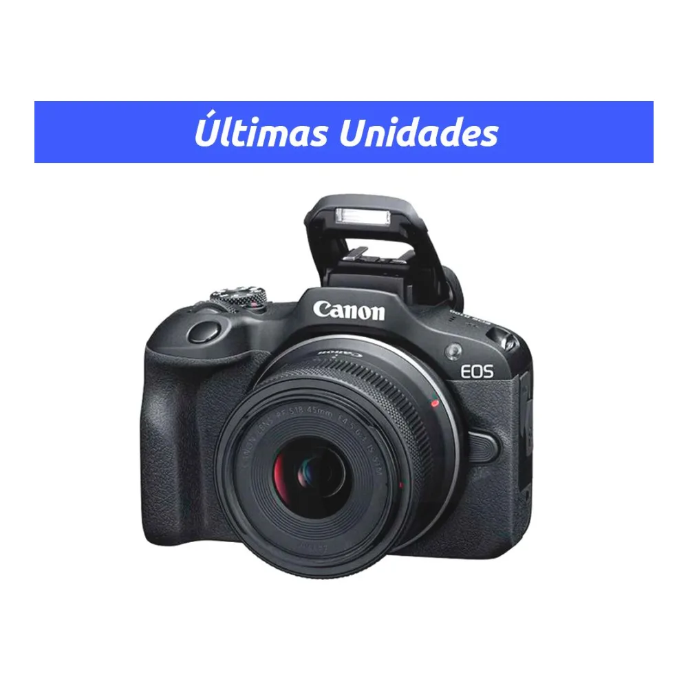 Cámara Mirrorless Canon Eos R100 + Lente 18-45MM Is Stm