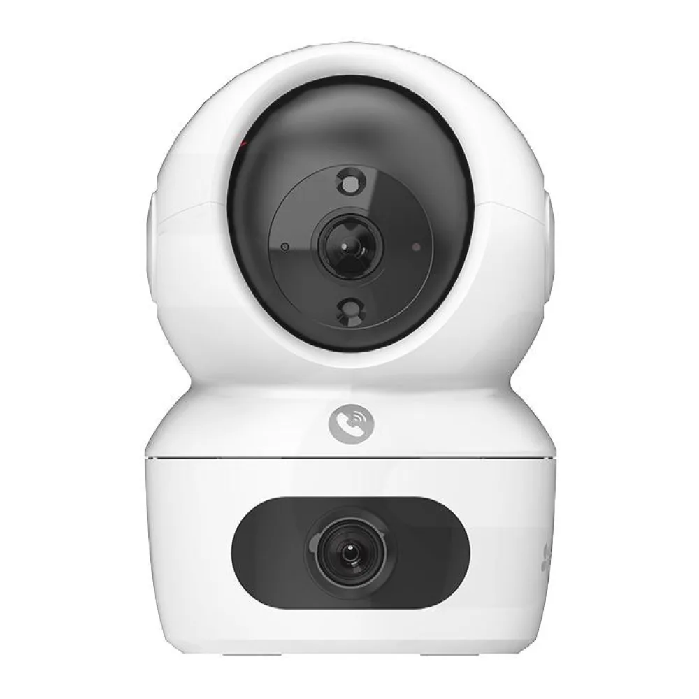 Cámara Seguridad Ip Interior 2K con Doble Lente Wifi 360° H7C 3MP Compatible con Google Assistant y Alexa Ezviz