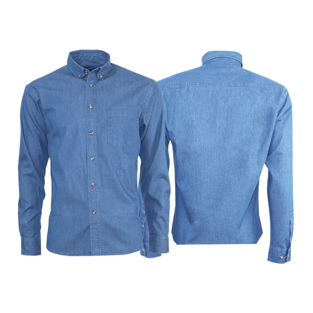 Camisa Mezclilla Prelavada