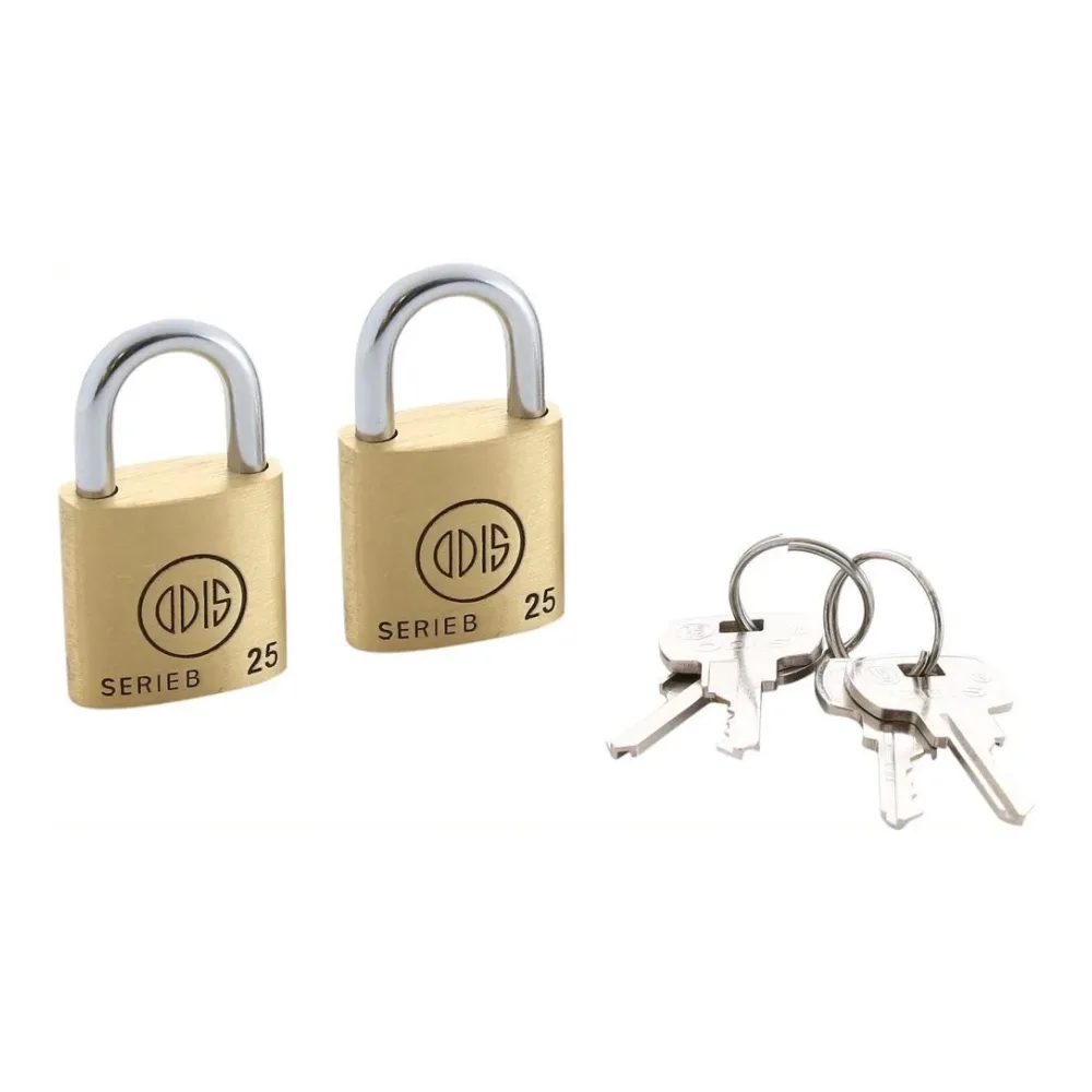 Candado Odis B25 X2 25MM Llaves Iguales