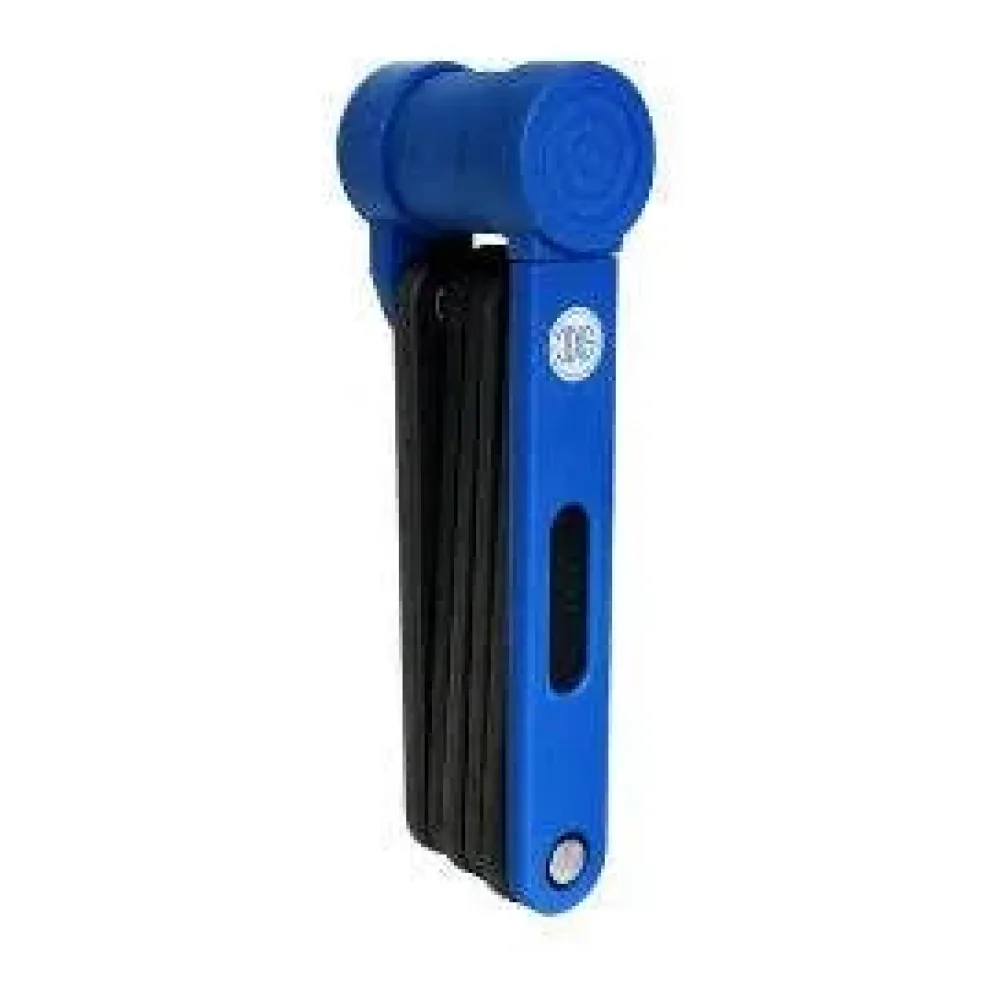 Candado Plegable Odis K1200P Azul-neg Llave Mapa