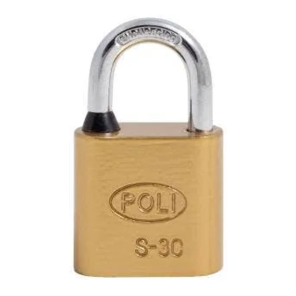 Candado Poli S 30MM Br-cj 3 Llaves
