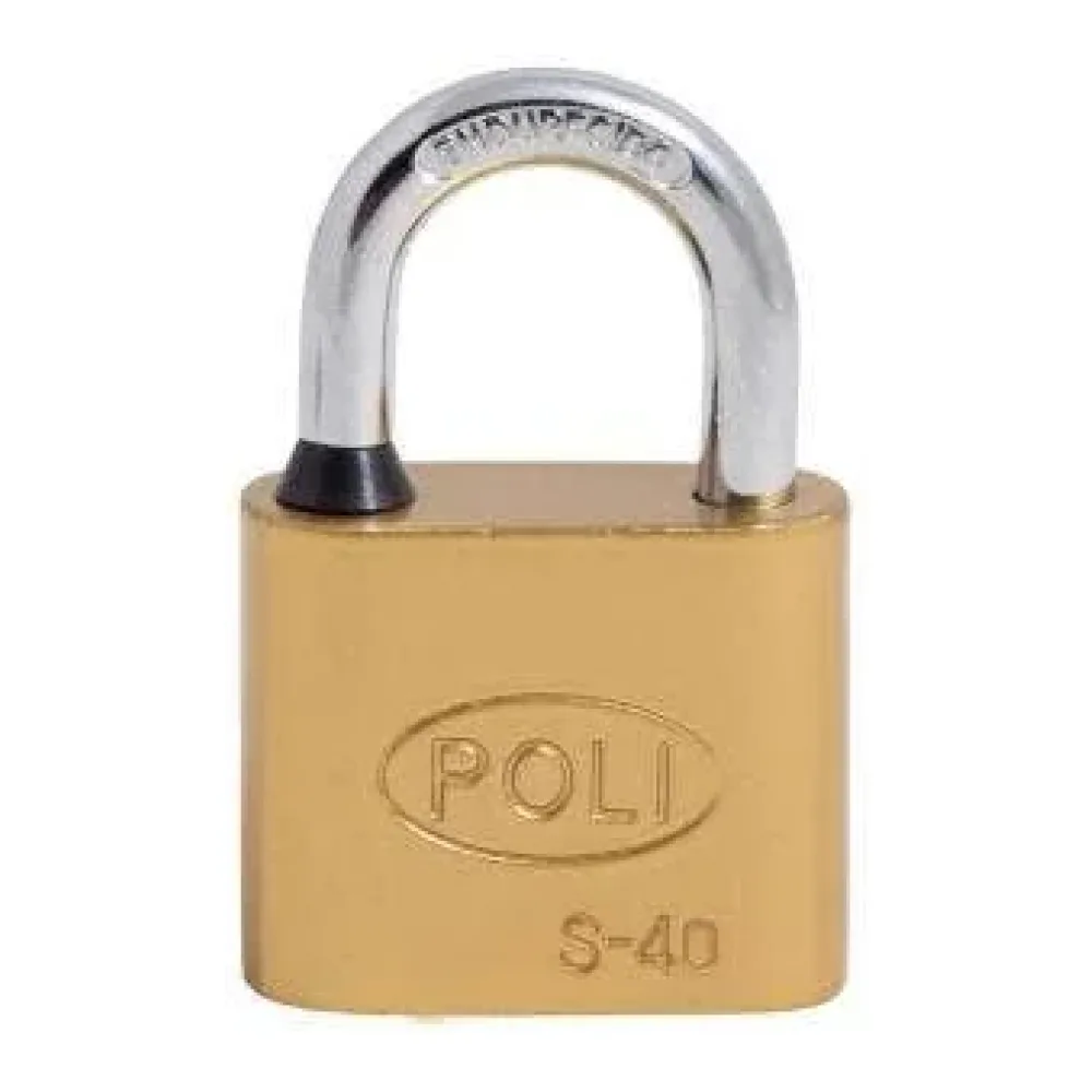 Candado Poli S 40MM Br-cj 3 Llaves 157140