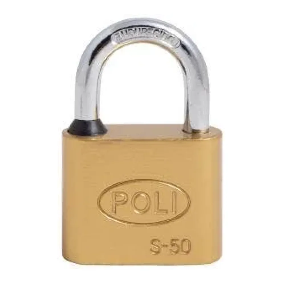 Candado Poli S 50MM Br-cj 3 Llaves 157150