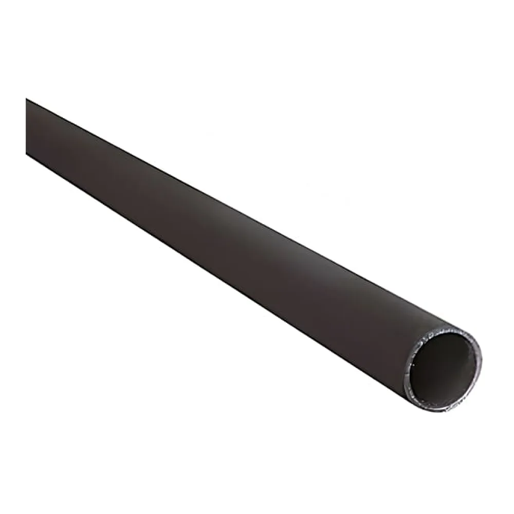 Cañería Negra S/ Hilo Iso Liviana Bisel 1 1/2 Pulgadas X 2.9MM Tira 6 Metros