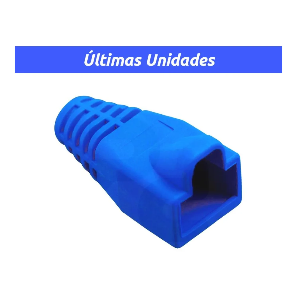 Capuchon RJ45 Sobrepuesto 100 Unidades Azul Exelink
