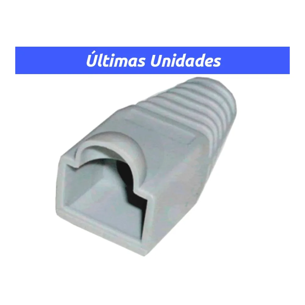 Capuchon RJ45 Sobrepuesto 100 Unidades Gris Exelink