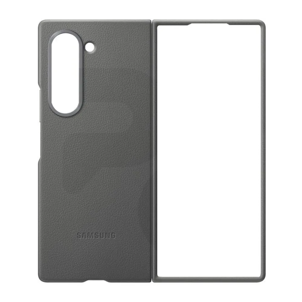 Carcasa Galaxy Z FOLD6 Vegan Leather - Gris Samsung