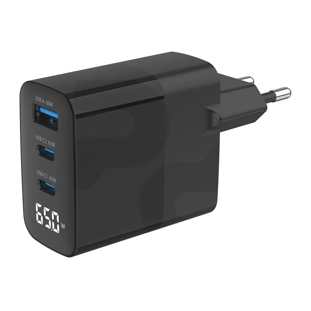 Cargador de Pared 65W Cable Incluido (2XUSB-C 1XUSB-A) Master G