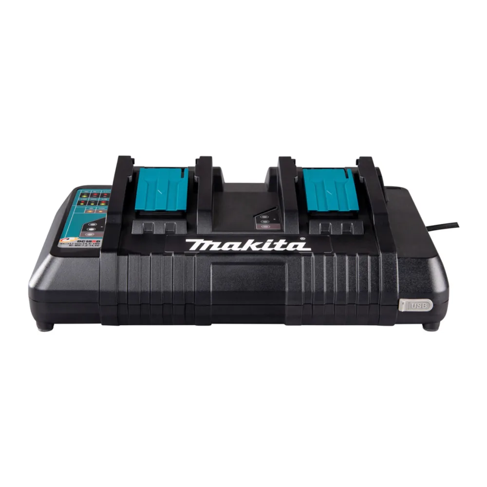 Cargador Doble de Baterias 18V Makita DC18RD