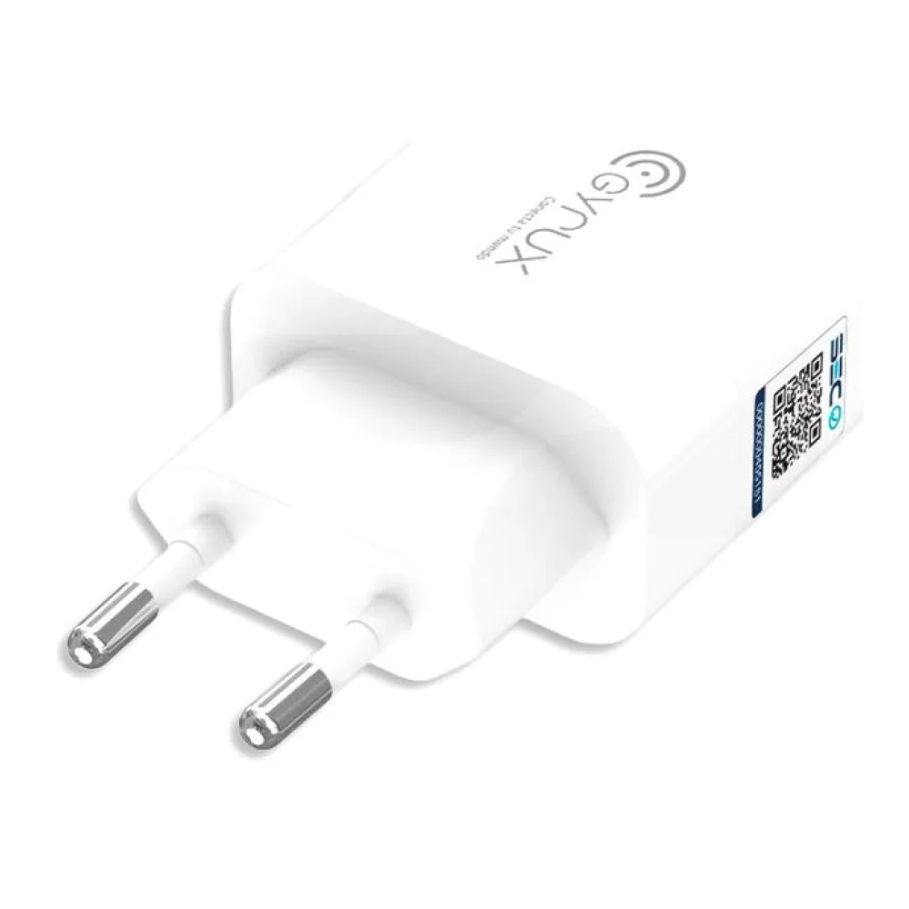 Cargador Rápido Gan Gyrux 30W Dual Power Usb a + C Blanco