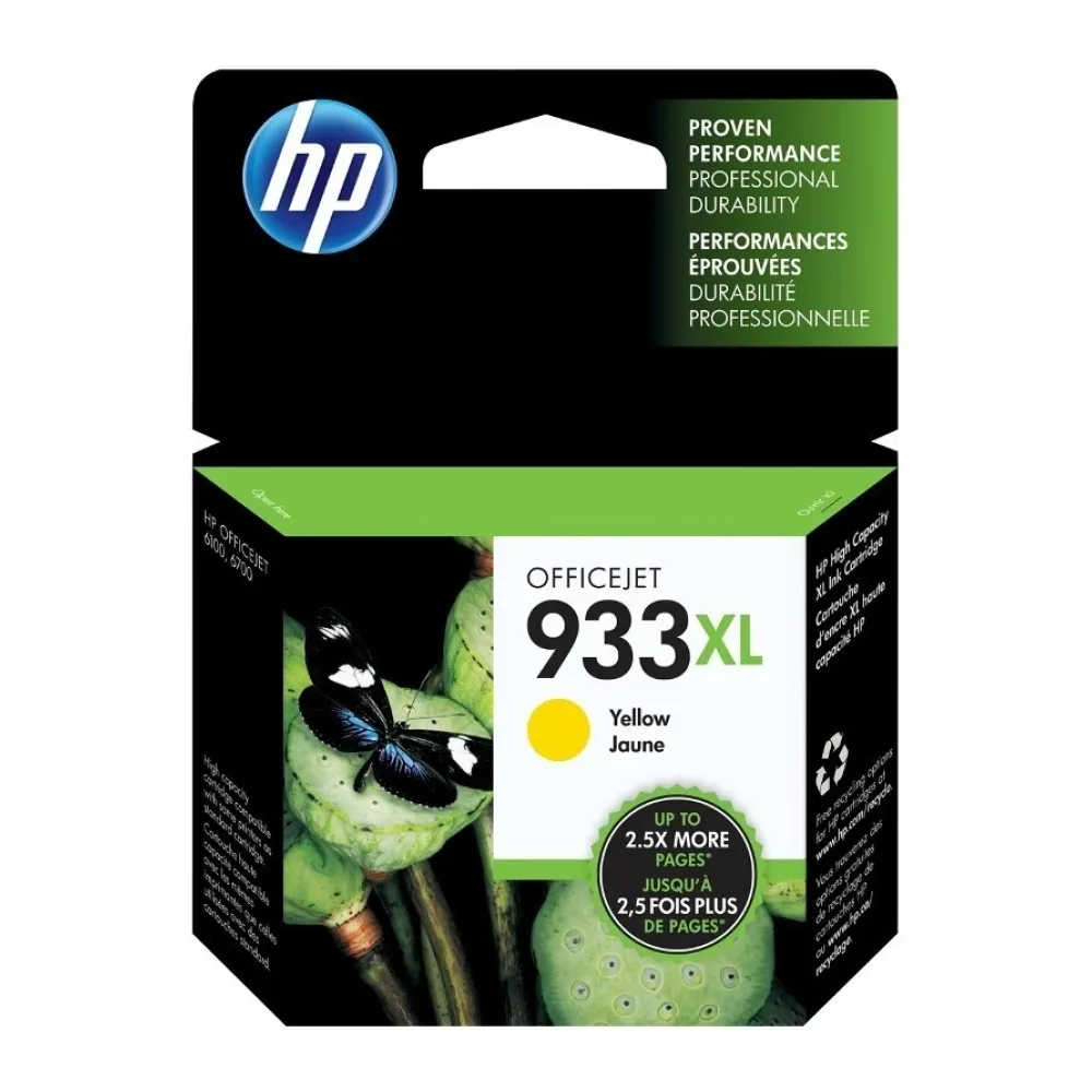 Cartucho de Tinta HP 933XL Amarilla CN056AL Nuevas