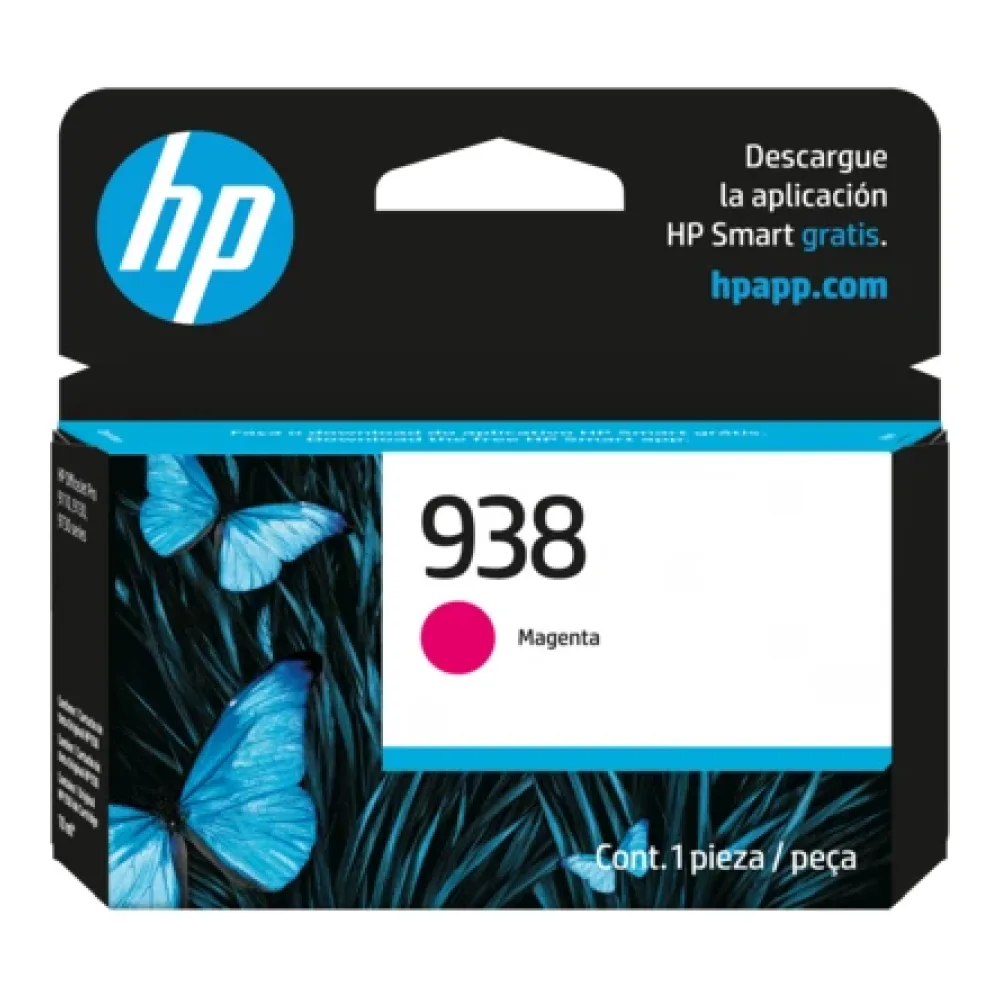 Cartucho de Tinta Magenta HP 938 4S6X6PL