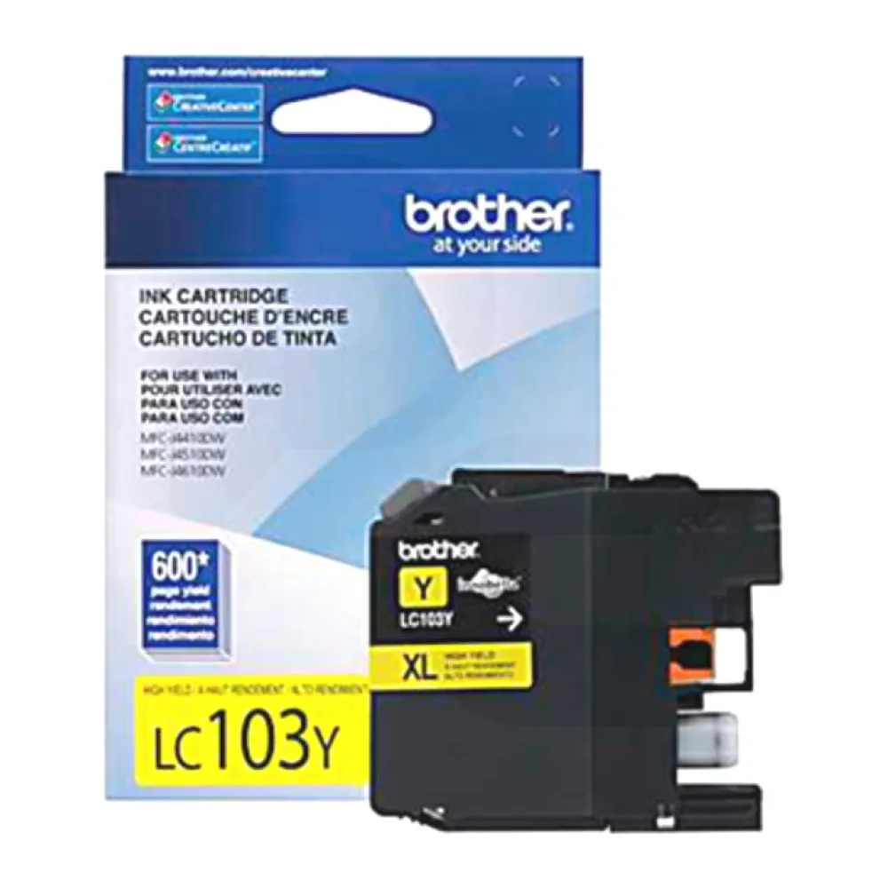 Cartucho de Tinta Original Brother LC103 Amarillo