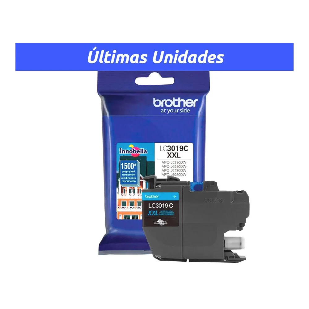 Cartucho de Tinta Original Brother LC3019 Cyan