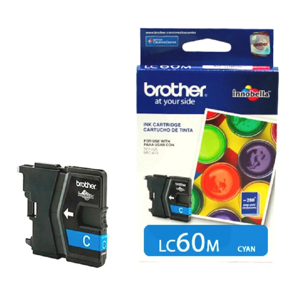 Cartucho de Tinta Original Brother LC60 Cyan