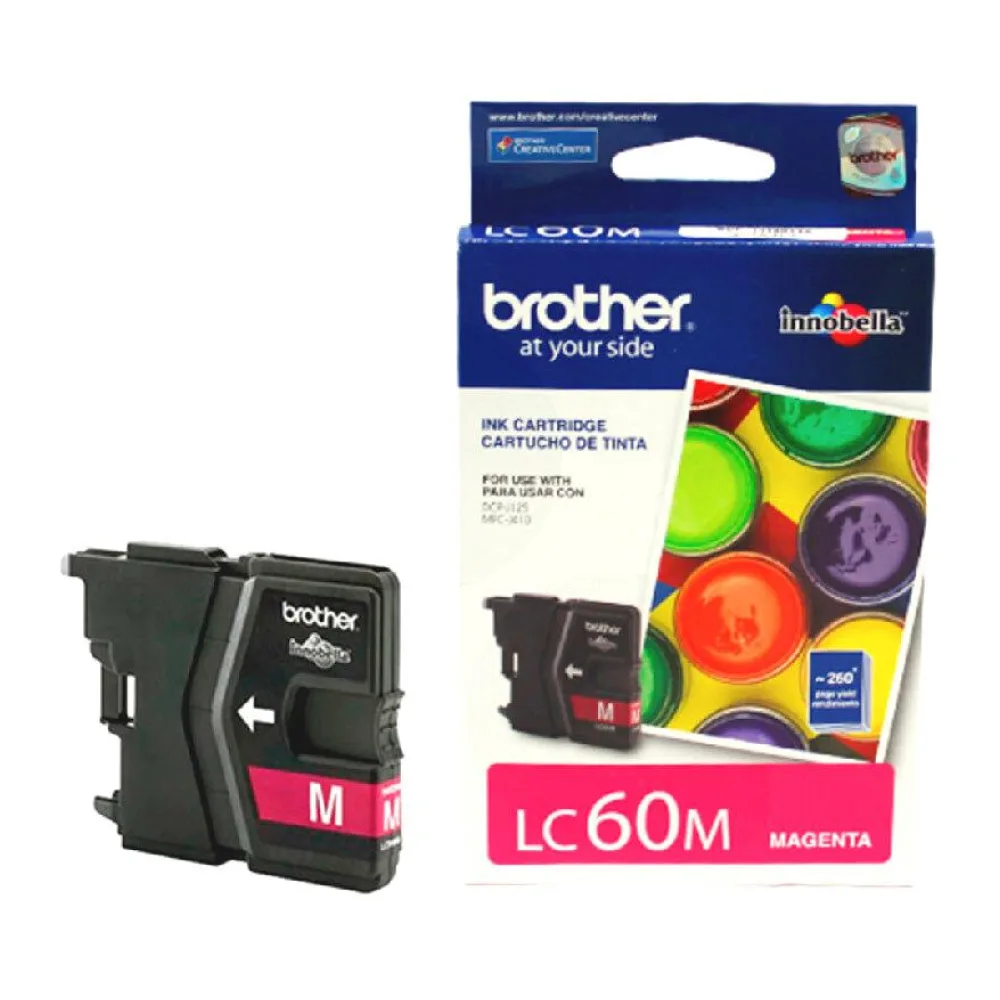 Cartucho de Tinta Original Brother LC60 Magenta