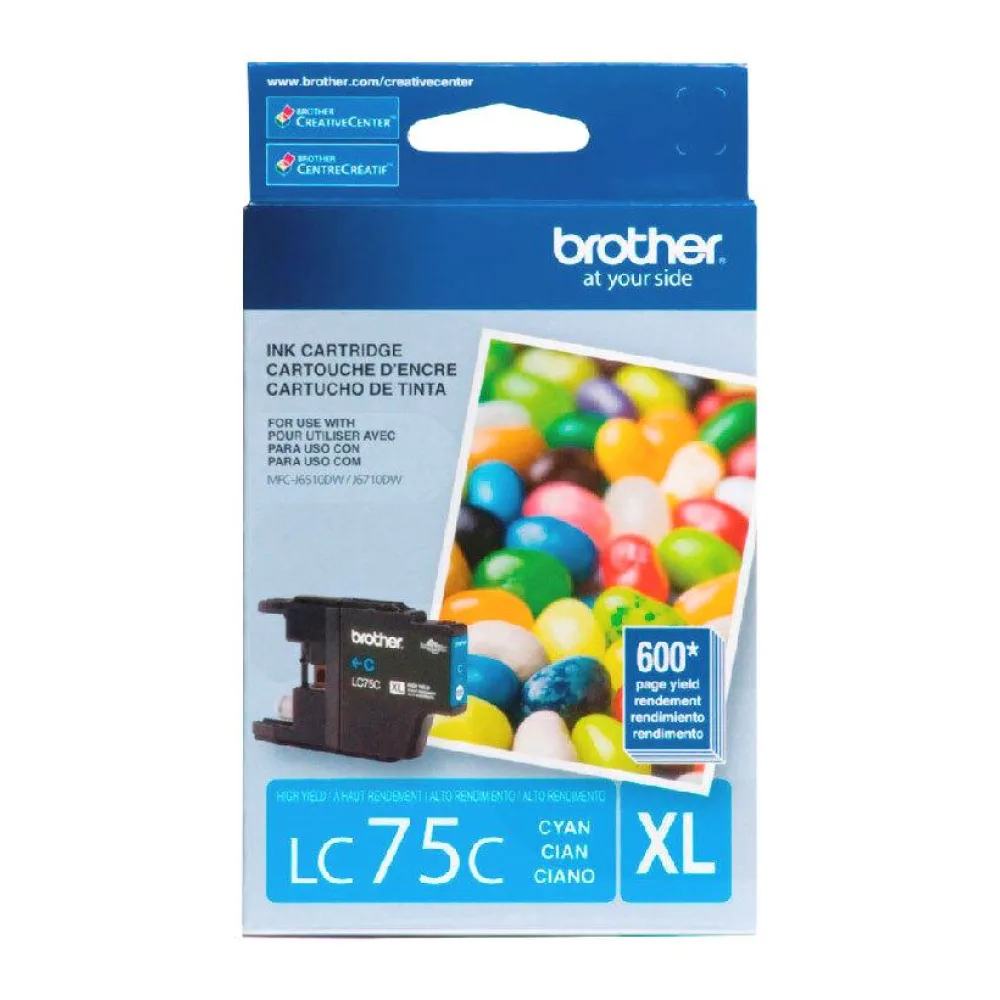 Cartucho de Tinta Original Brother LC75 Cyan