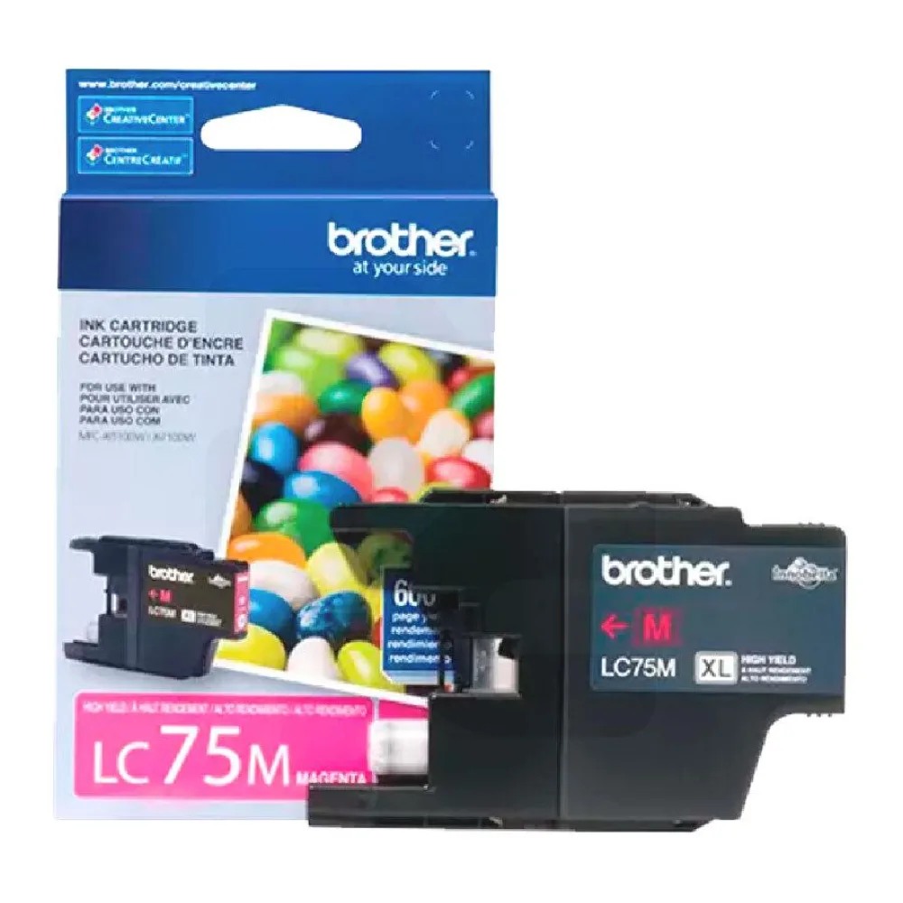 Cartucho de Tinta Original Brother LC75 Magenta